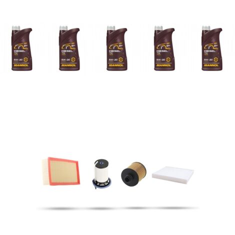 Kit tagliando 4 FILTRI e 5L OLIO compatibile con Fiat 500L 1.6 D Multijet 77kw dal 2013 (1/5)