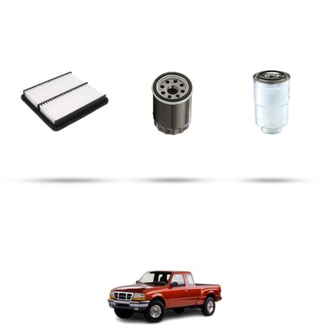 Kit tagliando 3 filtri compatibile con Ford Ranger 2.5 D 57kw dal 1999 (1/4)