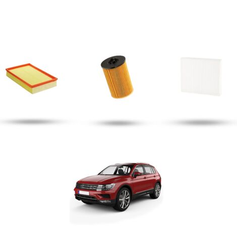 Kit tagliando 3 filtri compatibile con Vw Tiguan II (AD1) 2.0 TDI 176kw Dal 2016 (1/4)