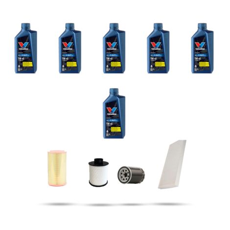 Kit tagliando 4 FILTRI e 6L OLIO compatibile con Fiat Ducato (244) 2.0 JTD 62kw dal 2002 (1/5)