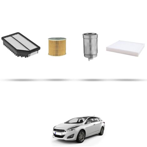 Kit tagliando 4 filtri compatibile con Hyundai i40 II 1.6 CRDI 100KW dal 2018 (1/5)