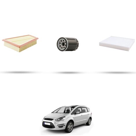 Kit tagliando 3 filtri compatibile con Ford S-Max 2.0 EcoBoost Scti 176kw dal 2010 (1/4)