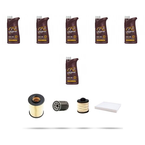 Kit tagliando 4 FILTRI e 6L OLIO compatibile con Ford Kuga II 2.0 TDCI 88kw dal 2014 (1/5)