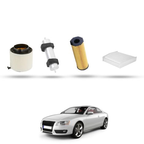 Kit Tagliando 4 filtri compatibile con Audi A5 (8T3,8F7,8TA) 3.0 tdi 176kw dal 2007 (1/5)