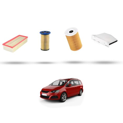 Kit tagliando 4 filtri compatibile con Seat Alhambra II (710 ,711) 2.0 TDI 103kw Dal 2010 (1/5)