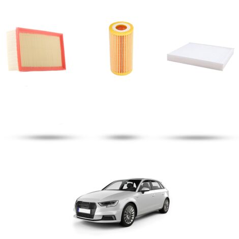 Kit Tagliando 3 filtri compatibile con Audi A3 (8YA,8YS) S3 228KW dal 2020 (1/4)