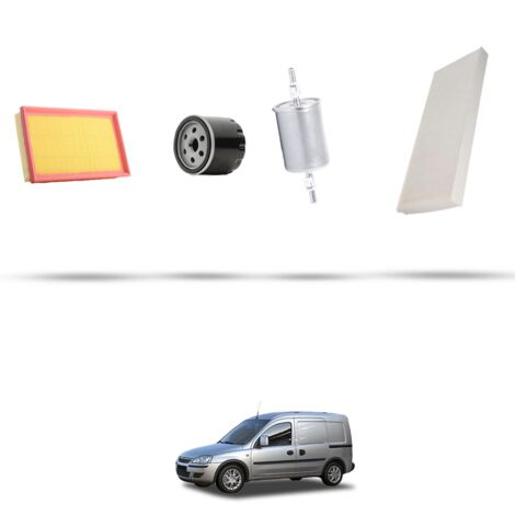 Kit tagliando 4 filtri compatibile con Opel Combo B 1.6 64kw Dal 2001 (1/5)