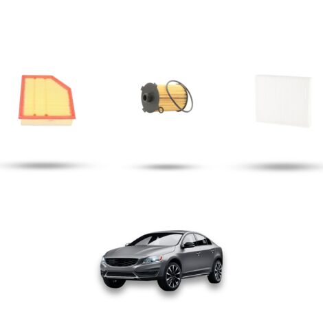 Kit tagliando 3 filtri compatibile con Volvo S60 III V60 II Cross Country 2.0 T5 184kw Dal 2018 (1/4)