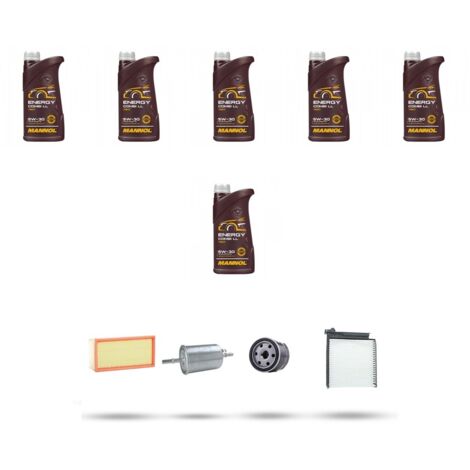 Kit tagliando 4 FILTRI e 6L OLIO compatibile con Renault Clio III 2.0 16V 147kw Dal 2006 (1/5)