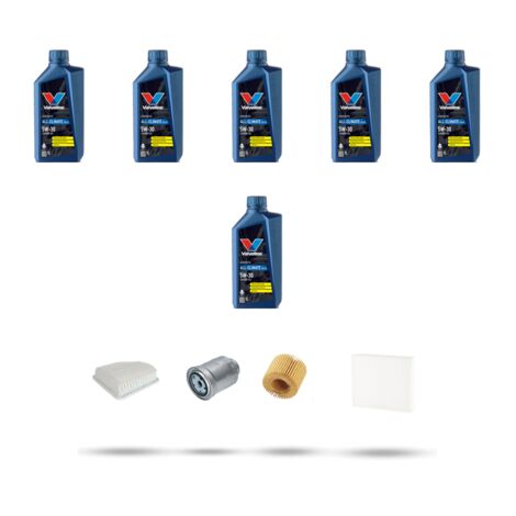 Kit tagliando 4 FILTRI e 6L OLIO compatibile con Toyota Rav IV 2.2 D4-D 130kw Dal 2012 (1/5)