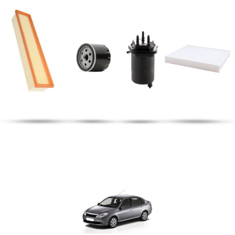 Kit tagliando 4 filtri compatibile con Renault Thalia II 1.5 dci 47kw Dal 2008 (1/5)