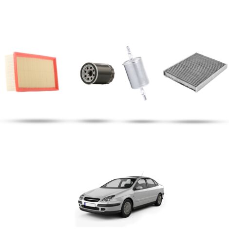 Kit tagliando 4 filtri compatibile con Citroen C5 2.0 16v hpi 103kw dal 2000 (1/5)