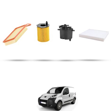 Kit tagliando 4 filtri compatibile con Peugeot Bipper 1.4 HDI 50kw Dal 2008 (1/5)