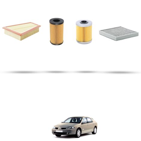 Kit tagliando 4 filtri compatibile con Renault Laguna II 2.0 dci 127kw dal 2006 (1/5)