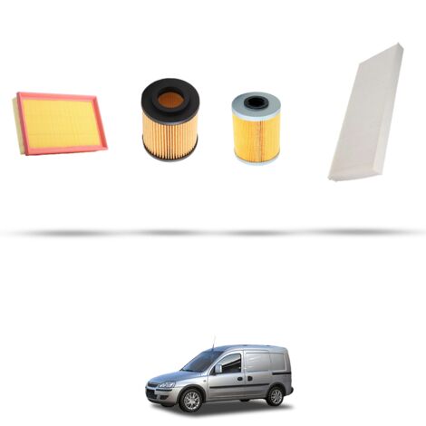 Kit tagliando 4 filtri compatibile con Opel Combo B 1.7 CDTI 74kw Dal 2004 (1/5)