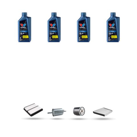 Kit tagliando 4 FILTRI e 4L OLIO compatibile con Chevrolet Lanos 1.5 63KW dal 97 al 99 (1/5)