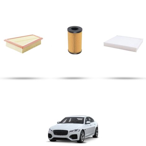 Kit tagliando 3 filtri compatibile con Jaguar XF (x260) 2.0 177kw dal 2015 (1/4)