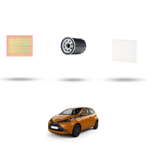 Kit tagliando 3 filtri compatibile con Toyota Aygo II 1.0 51kw Dal 2014 (1/4)