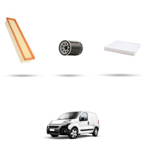Kit tagliando 3 filtri compatibile con Fiat Fiorino 1.4 Natural Power 51kw dal 2010 (1/4)