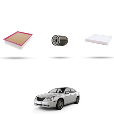 Kit tagliando 3 filtri compatibile con Chrysler Sebring 2.0 115kw dal 2007 (1/4)