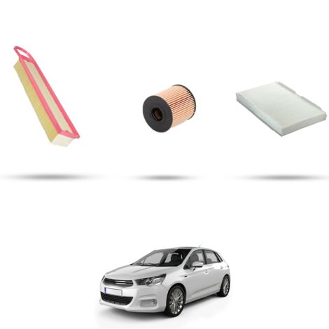 Kit tagliando 3 filtri compatibile con Citroen C4 II 1.6 Vti 88kw dal 2010 (1/4)