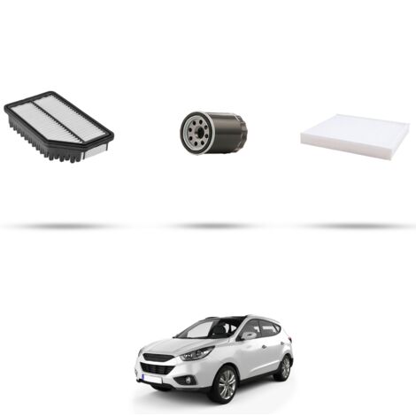 Kit tagliando 3 filtri compatibile con Hyunday ix35 2.0 theta 110kw dal 2010 (1/4)