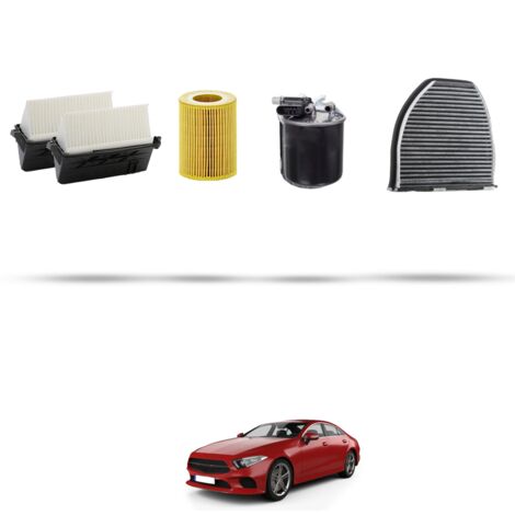 Kit tagliando 4 filtri compatibile con Mercedes CLS (C218) 350CDI 190kw Dal 2012 (1/5)