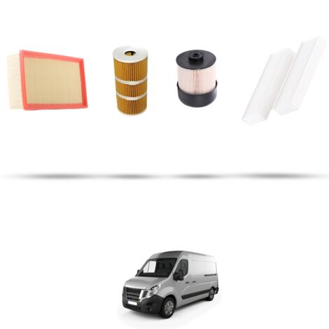 Kit tagliando 4 filtri compatibile con Nissan NV400 (X62, X62B) 2.3 DCI 107KW Dal 2011 (1/5)