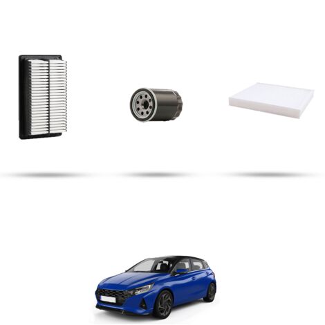 Kit tagliando 3 filtri compatibile con Hyundai i20 III 1.0 T-GDi Hybrid 88KW dal 2020 (1/4)