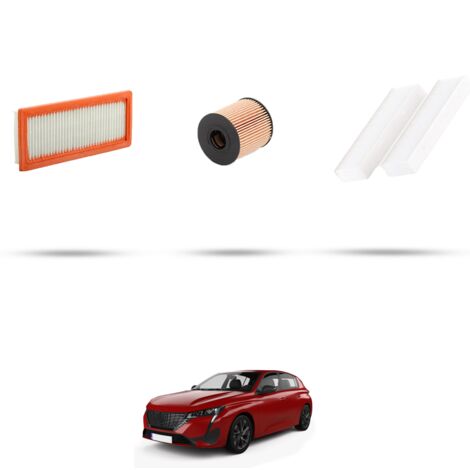Kit tagliando 3 filtri compatibile con Peugeot 308 III 1.6 Hybrid 133kw dal 2021 (1/4)