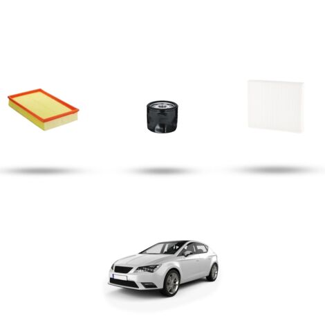 Kit tagliando 3 filtri compatibile con Seat Leon III 1.5 TSI 110kw Dal 2018 (1/4)