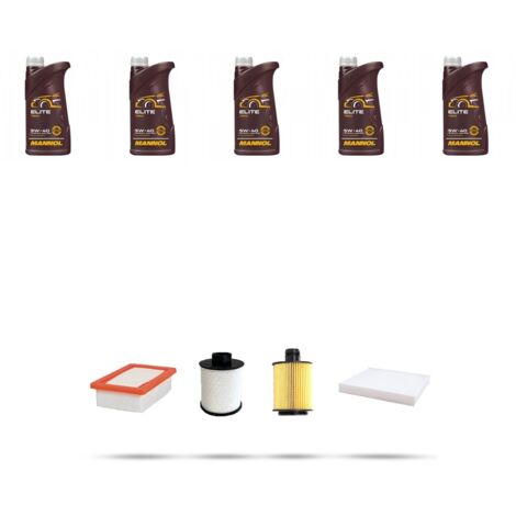 Kit tagliando 4 FILTRI e 5L OLIO compatibile con Fiat Sedici (189) 2.0 JTD 99kw dal 2009 (1/5)