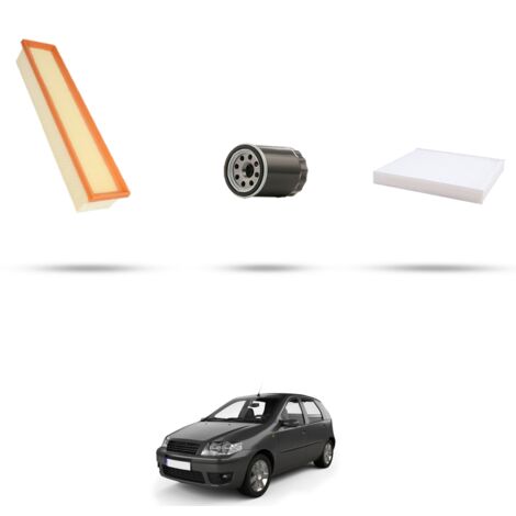 Kit tagliando 3 filtri compatibile con Fiat Punto III 1.4 55kw dal 2012 (1/4)