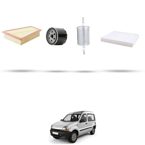 Kit tagliando 4 filtri compatibile con Renault Kangoo 1.6 16v 60kw dal 2006 (1/5)