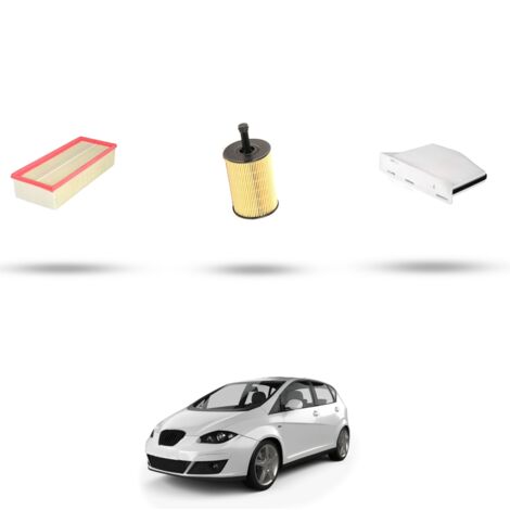 Kit tagliando 3 filtri compatibile con Seat Altea / Altea XL / Freetrack 2.0 TDI 103kw dal 2004 (1/4)