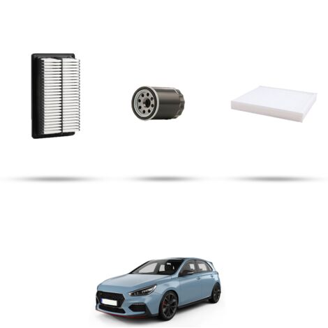 Kit tagliando 3 filtri compatibile con Hyundai i30 (PD,PDE) 1.4 Mpi 74KW dal 2016 (1/4)