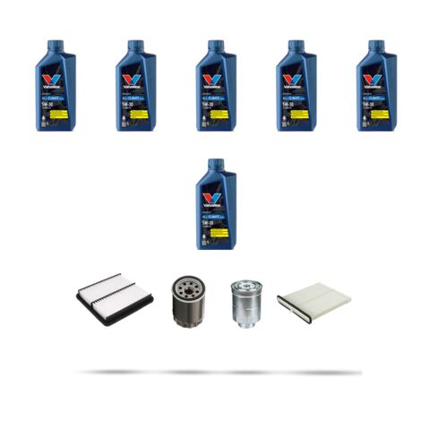 Kit tagliando 4 FILTRI e 6L OLIO compatibile con Mazda Cx-5 (KE) 2.2 Skyactiv-D 110kw dal 2012 (1/5)