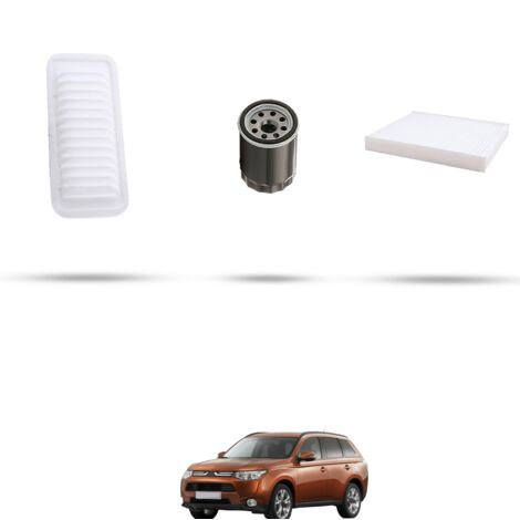 Kit tagliando 3 filtri compatibile con Mitsubishi Outlander III 2.0 Bifuel 107kw dal 2012 (1/4)