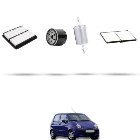 Kit tagliando 4 filtri compatibile con Chevrolet Matiz 0.8 37kw dal 1998 (1/5)