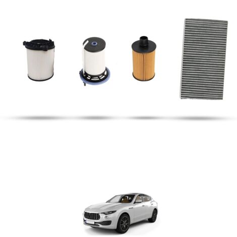 Kit tagliando 4 filtri compatibile con Maserati Levante 3.0 Diesel 184kw dal 2016 (1/5)