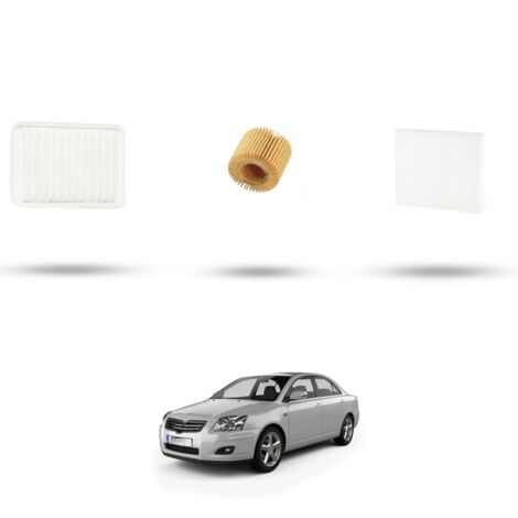 Kit tagliando 3 filtri compatibile con Toyota Avensis III (T27) 1.8 16v 108kw Dal 2009 (1/4)
