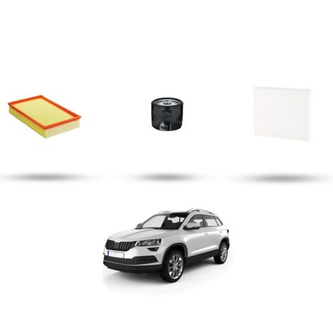 Kit tagliando 3 filtri compatibile con SKODA KAROQ 1.5 Tsi 110kw DAL 2017 (1/4)