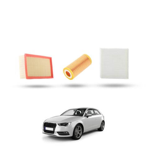 Kit Tagliando 3 filtri compatibile con Audi A3 (8V1,8VK) 2.0 TFSI s3 221kw dal 2012 (1/4)