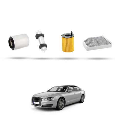 Kit Tagliando 4 filtri compatibile con Audi A8 (4H) 3.0 TDI 176kw dal 2012 (1/5)