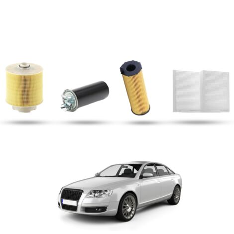 Kit Tagliando 4 filtri compatibile con Audi A6 II (C6) 3.0 tdi v6 155kw dal 2004 al 2011 (1/5)