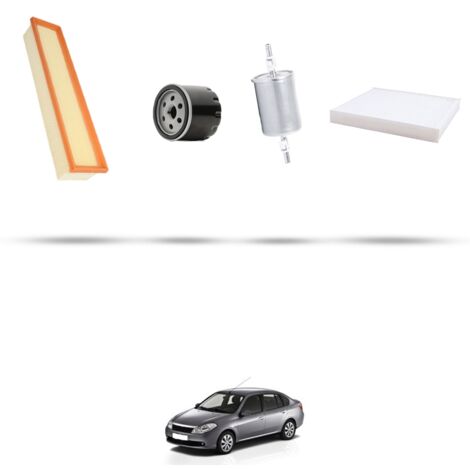 Kit tagliando 4 filtri compatibile con Renault Thalia II 1.2 16V 55kw Dal 2008 (1/5)