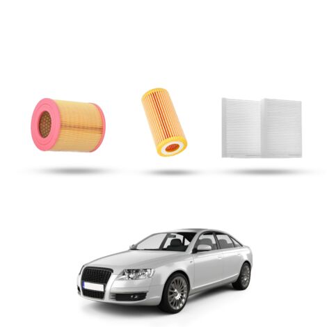 Kit Tagliando 3 filtri compatibile con Audi A6 II (C6) 2.0 tfsi 125kw dal 2005 al 2011 (1/4)