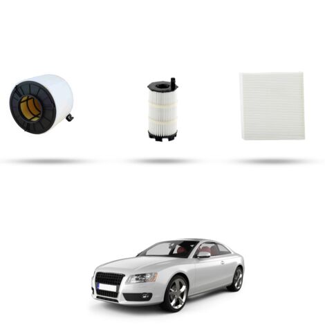 Kit Tagliando 3 filtri compatibile con Audi A5 (F53,F5P,F5A,F5F) 3.0 tfsi S5 260kw dal 2016 (1/4)