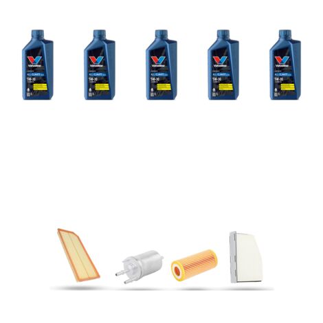 Kit tagliando 4 FILTRI e 5L OLIO compatibile con Audi A3 II (8P1,8PA) 2.0 tfsi (S3) 195kw dal 2006 (1/5)