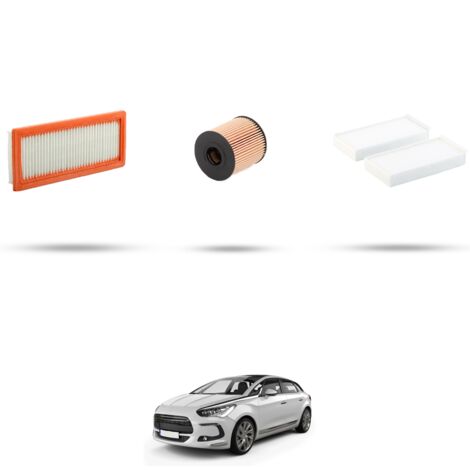 Kit tagliando 3 filtri compatibile con Citroen Ds5 1.6 THP 147kw dal 2011 (1/4)